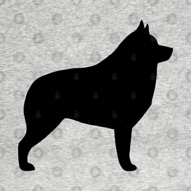 Schipperke Silhouette by Coffee Squirrel